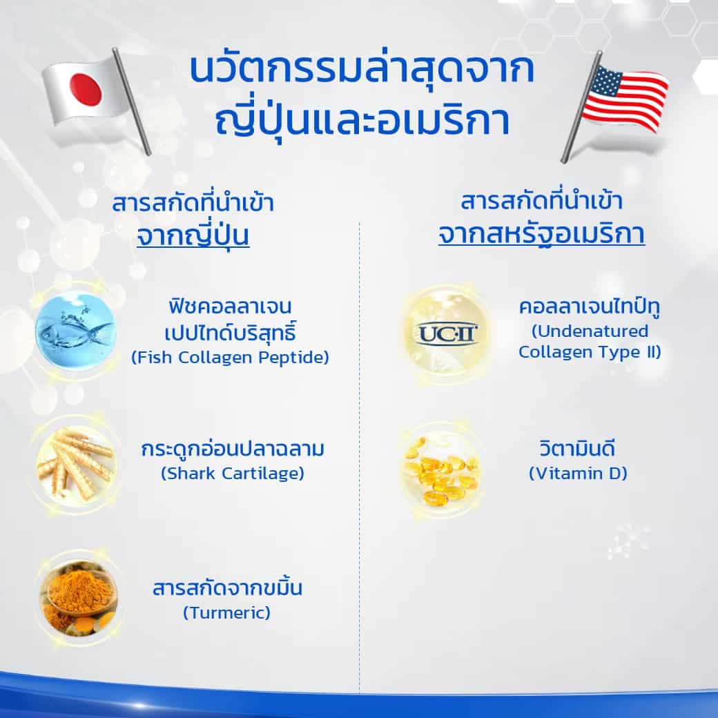 สารสกัดคุณภาพเพื่อข้อเข่า