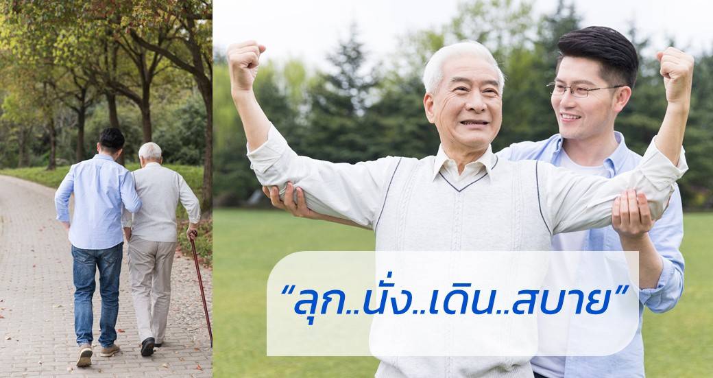 ลุกนั่งเดินสบาย